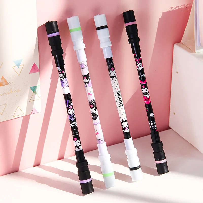 Школьная забавная вращающаяся игровая ручка для снятия стресса Вращающаяся студентов игрушка письма милая Шариковая