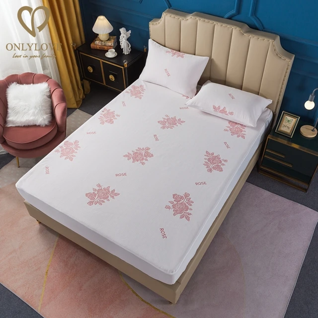 Bed Bugs Bedbug Stretch Queen Waterproof Knitted Fabric Bamboo Protector Cover