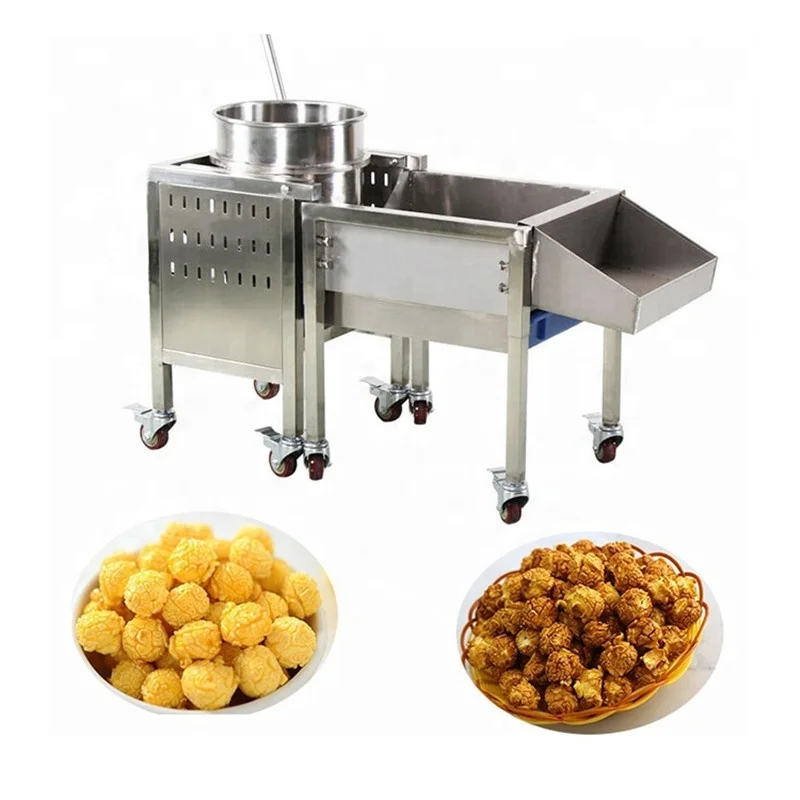 Stainless steel large popcorn machine Gas popcorn machine Professional popcorn machine