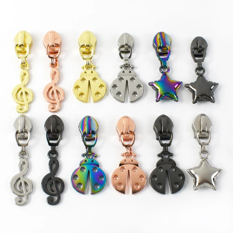 Meetee ZT971 5# for Nylon Zippers Tapes Bag Pocket Clothes Decor Zips Pull Zip Repair Kits DIY Sewing Zipper Slider