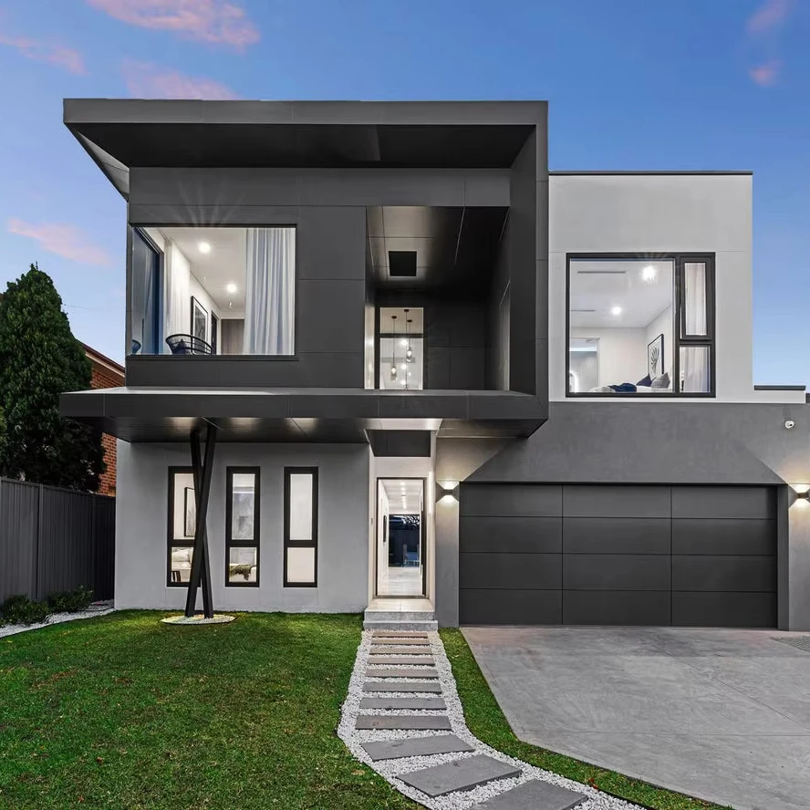 Роскошный сборный дом со стальным каркасом света | Обрамляющая вилла Модульный строительный комплект для дома на продажу