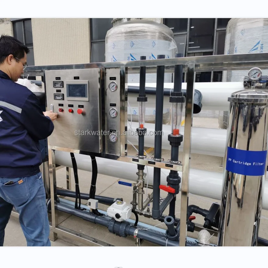 Best Price PLC 10T Reverse Osmosi Home Whole House System Waste Water Treatment Equipment Clarifier Water Treatment Chemical