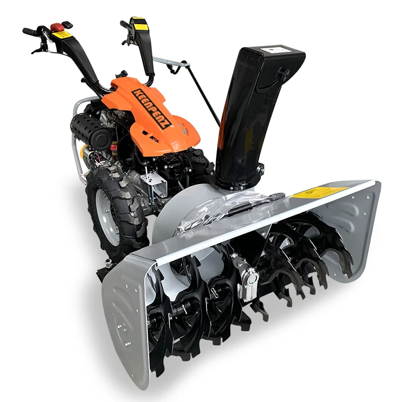 factory direct price electric diesel snow blower oem 6.5HP gasoline roller brush snowplow for truck