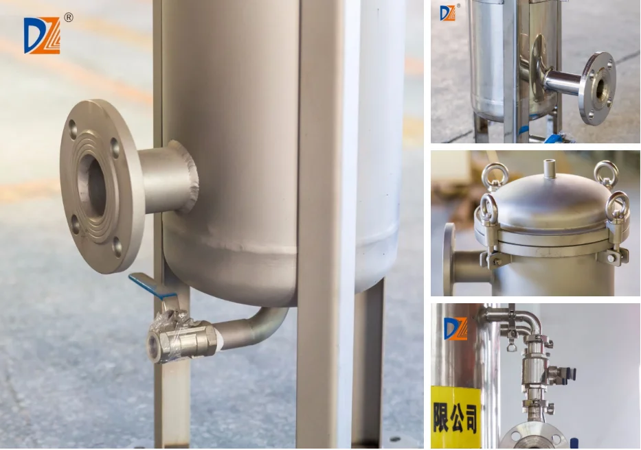 Shanghai Dazhang Jacketed Multi-Bag Heating Filter Water Filter For Chemical/Beverage Industry