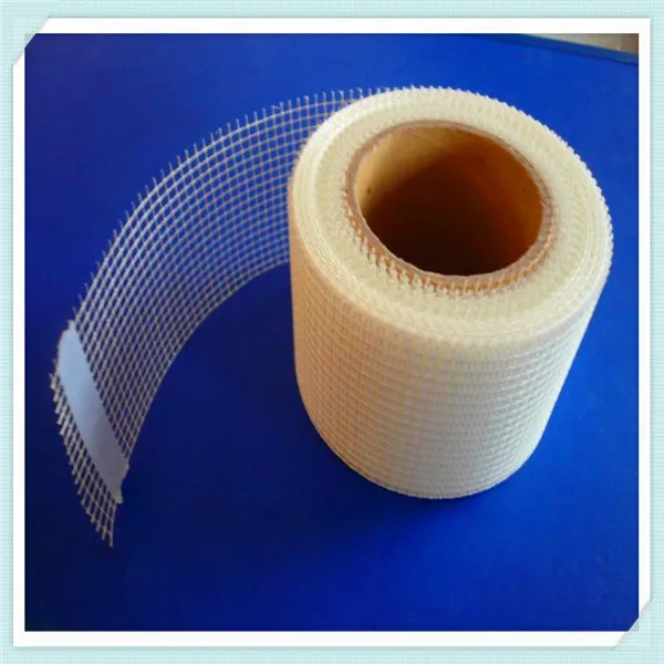 Self-adhesive fiberglass mesh tape