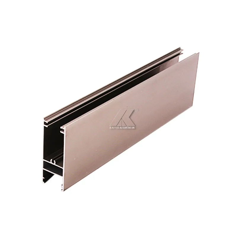 Anodized brown aluminium profile sliding window accessories for windows and doors