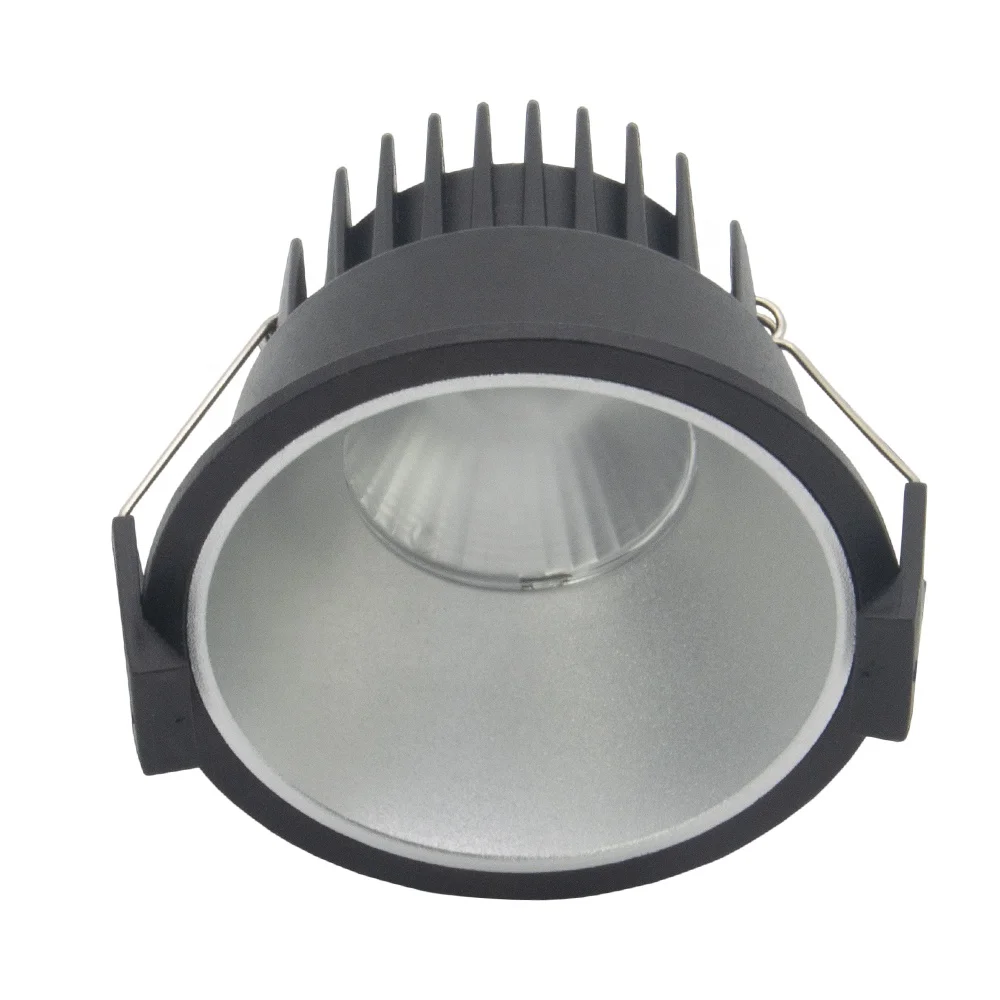 2.5 inch cob trimless downlight housing 12W led spotlight 85mm lamp housing down light body