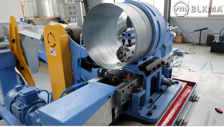 BLKMA Round Pipe Spiro tube former and Spiral air duct making machine