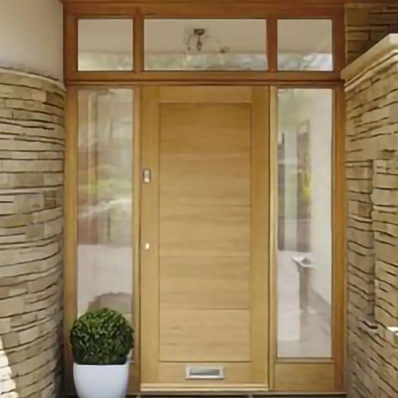 Villa Metal Exterior Door Solid Wood Aluminum Modern Stainless Steel Front Entry Pivot Door For House Entry Pivot Door