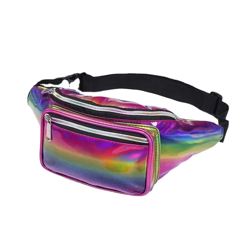 Wholesale of new reflective laser waterproof multifunctional mobile phone chest bag and waist bag