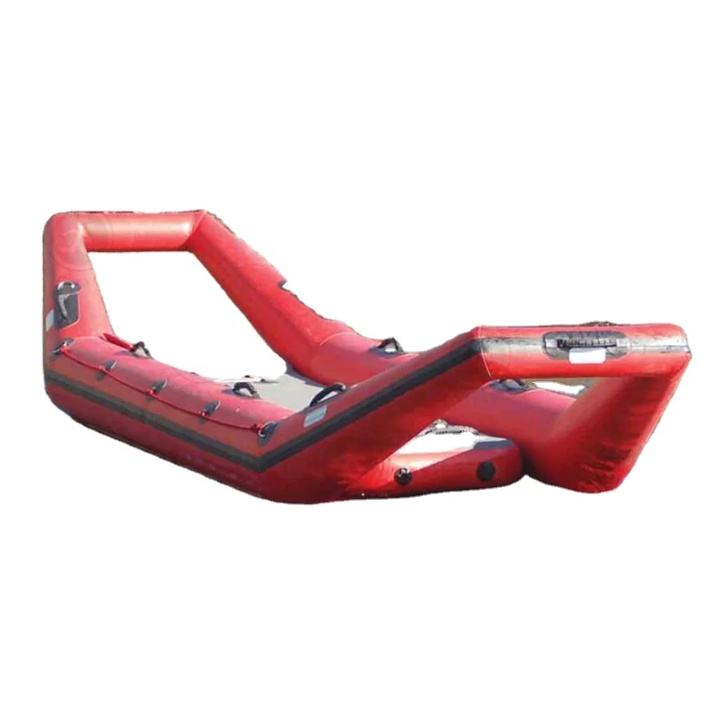 Factory priceEmergency  Rapid Deployment Craft Inflatable Swiftwater Snow,Ice And Mud Rescue Sled Raft Boat With Paddle for Sale