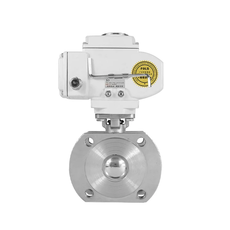 304 Stainless Steel Electric Vacuum Butterfly Valve for High Vacuum Applications