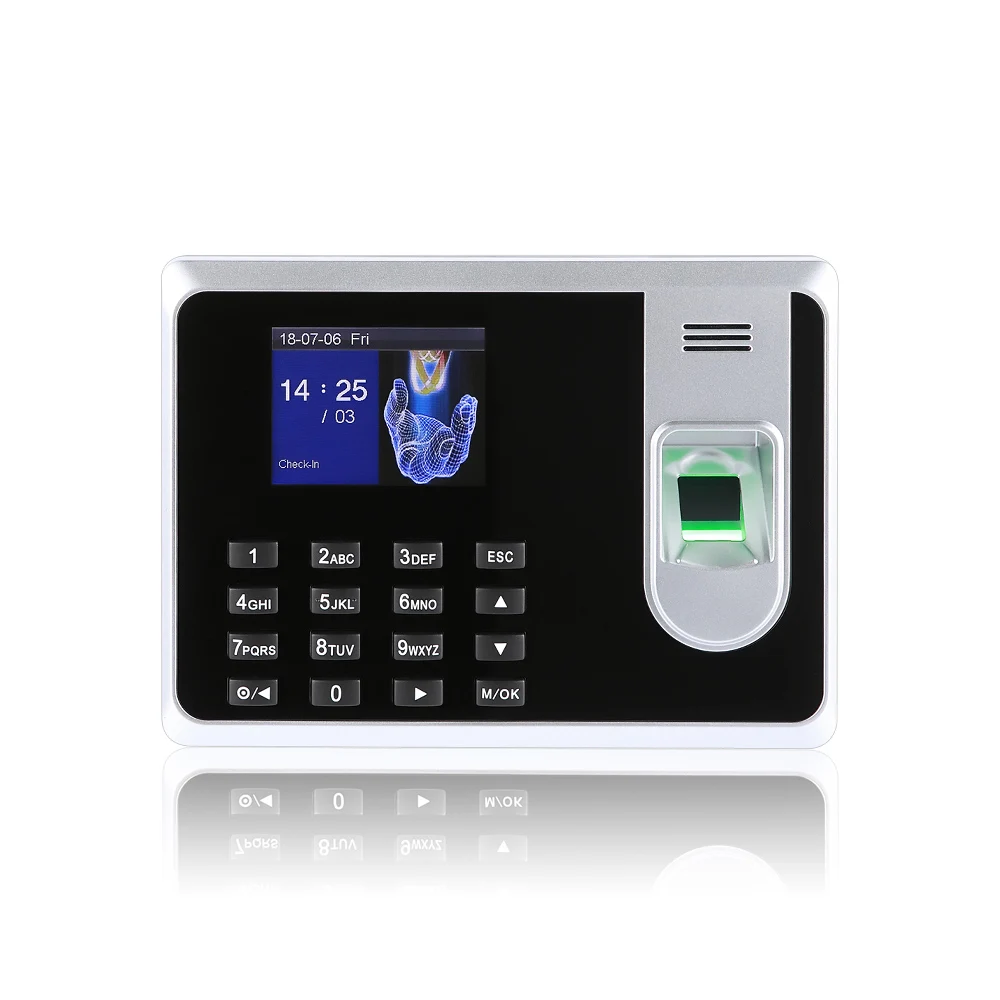 Biometric Fingerprint Scanner Time Recorder Staff Attendance Access Control System With Rfid ID Card