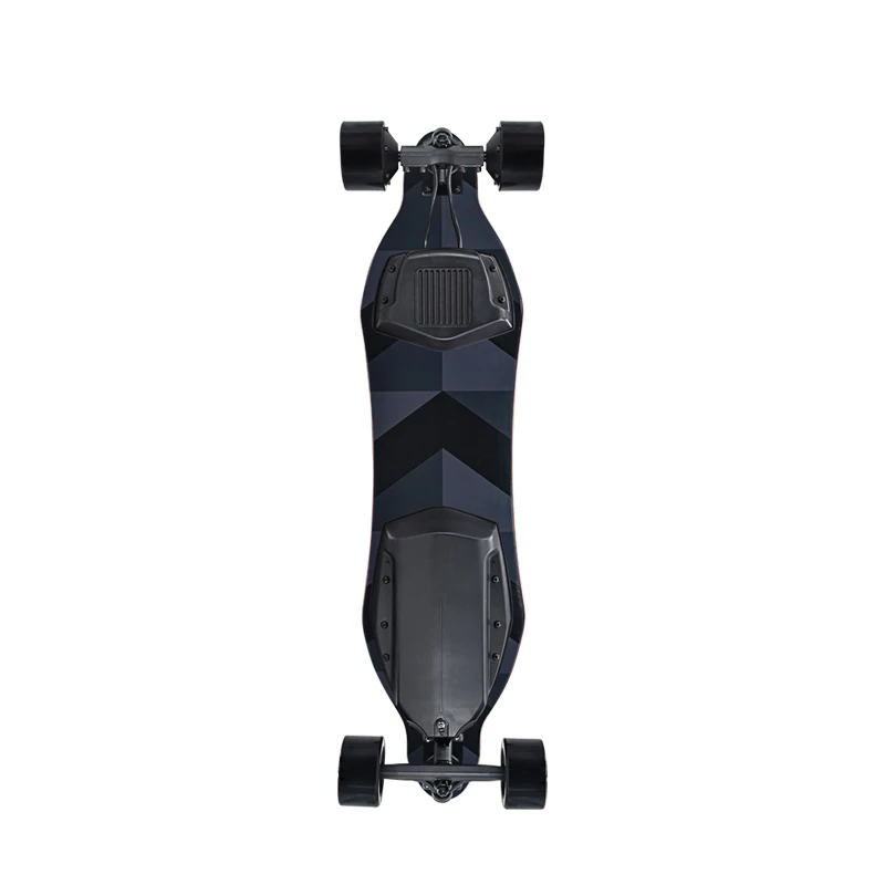 Professional 600W*2 12A City road 4 wheel remote control belt drive motor electric skateboard electric skate for sale
