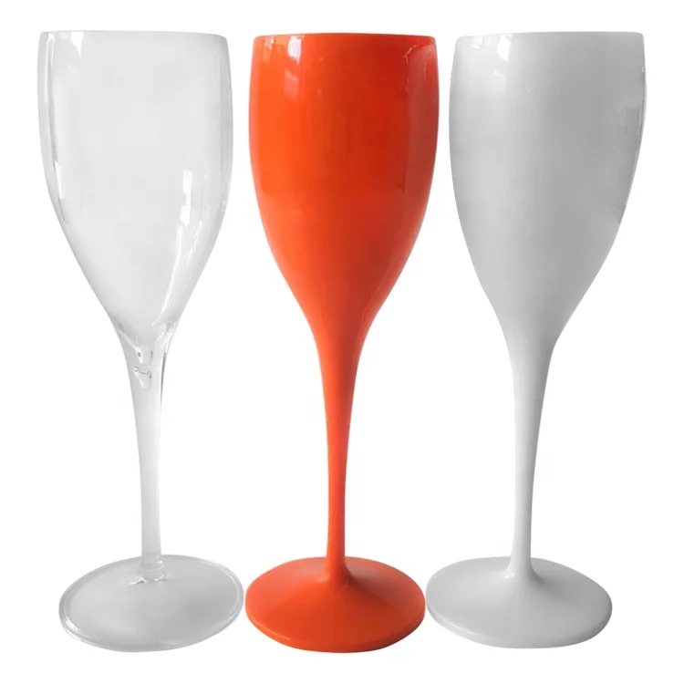 Polycarbonate Unbreakable Champagne Drinking Glasses Goblet Wine Glass,Custom Plastic Wine Glasses