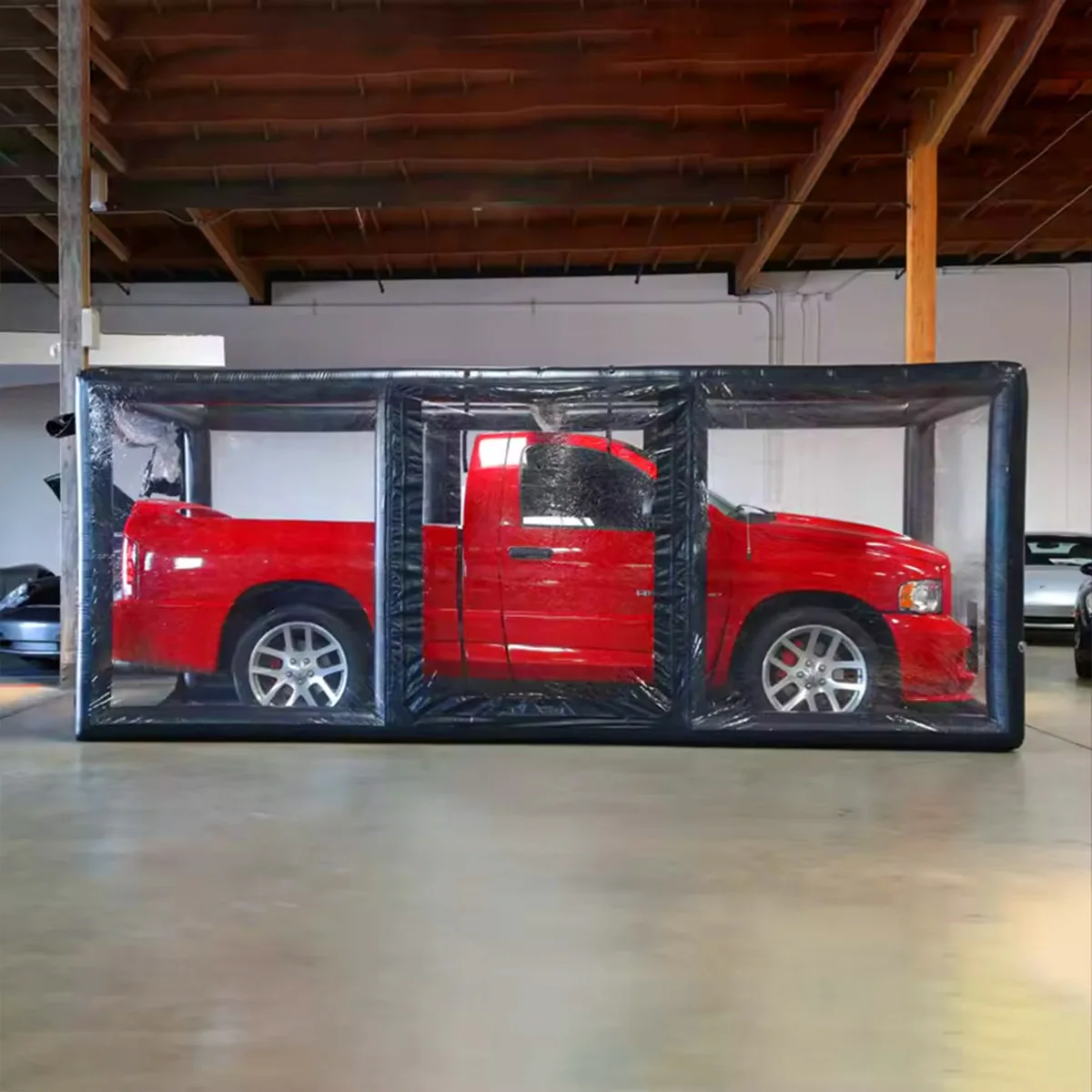 Clear Waterproof Show PVC Airtight Blow Up Capsule Shelter Portable Transparent Inflatable Garage Tent Car Cover