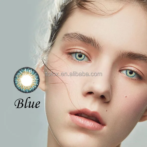 Quality contact lenses wholesale big eye sparkle eye 12 color contact lenses