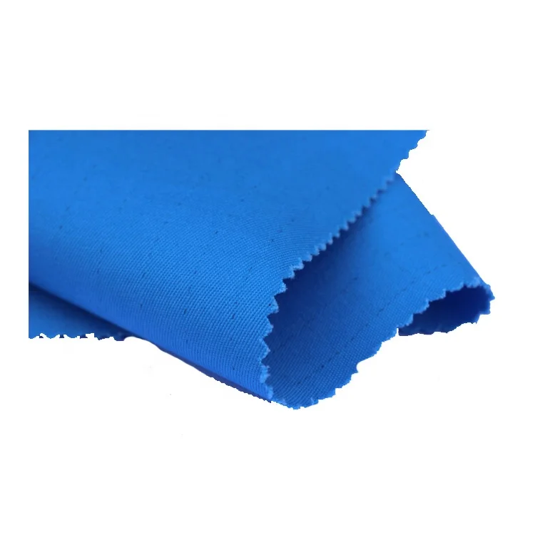 120g-210g  radiation shielding fabric stainless steel metal fiber blended emf fabric