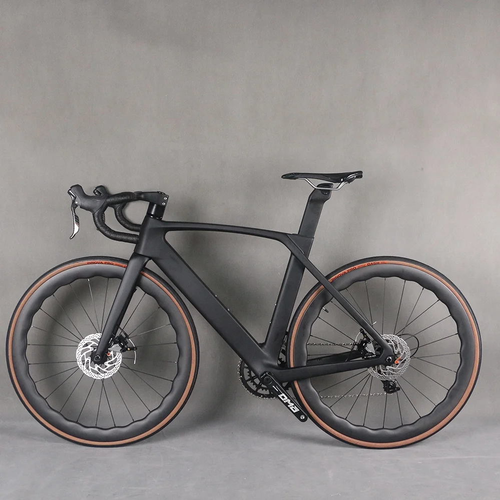 Road Complete Bike EPS Technology Cycling Disc Brake Bike Carbon Frame Bicycle SENSAH Empire Pro 2*12S Carbon Wheels TT-X34
