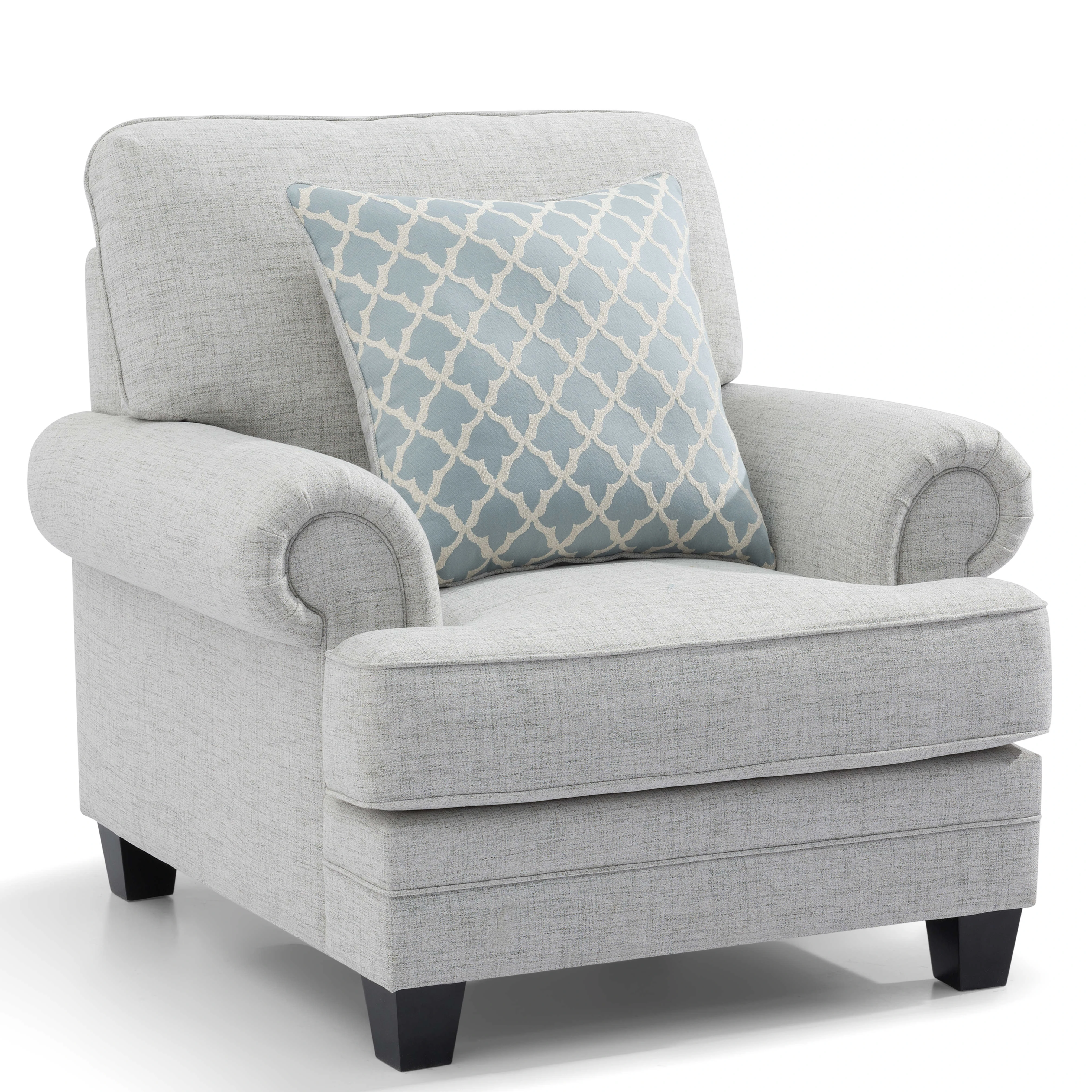 Fabric Sofa Set Timeless Styling Home Living Room Furniture grey Sofa Cover Frame Wooden Fabric Packing Modern Design Material