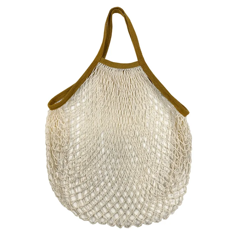 New Style Garlic Net Bag Factory Direct Sell Fashion Mesh Bag For Fruit Shopping Use Tote Oil Boom Net Mesh Bag