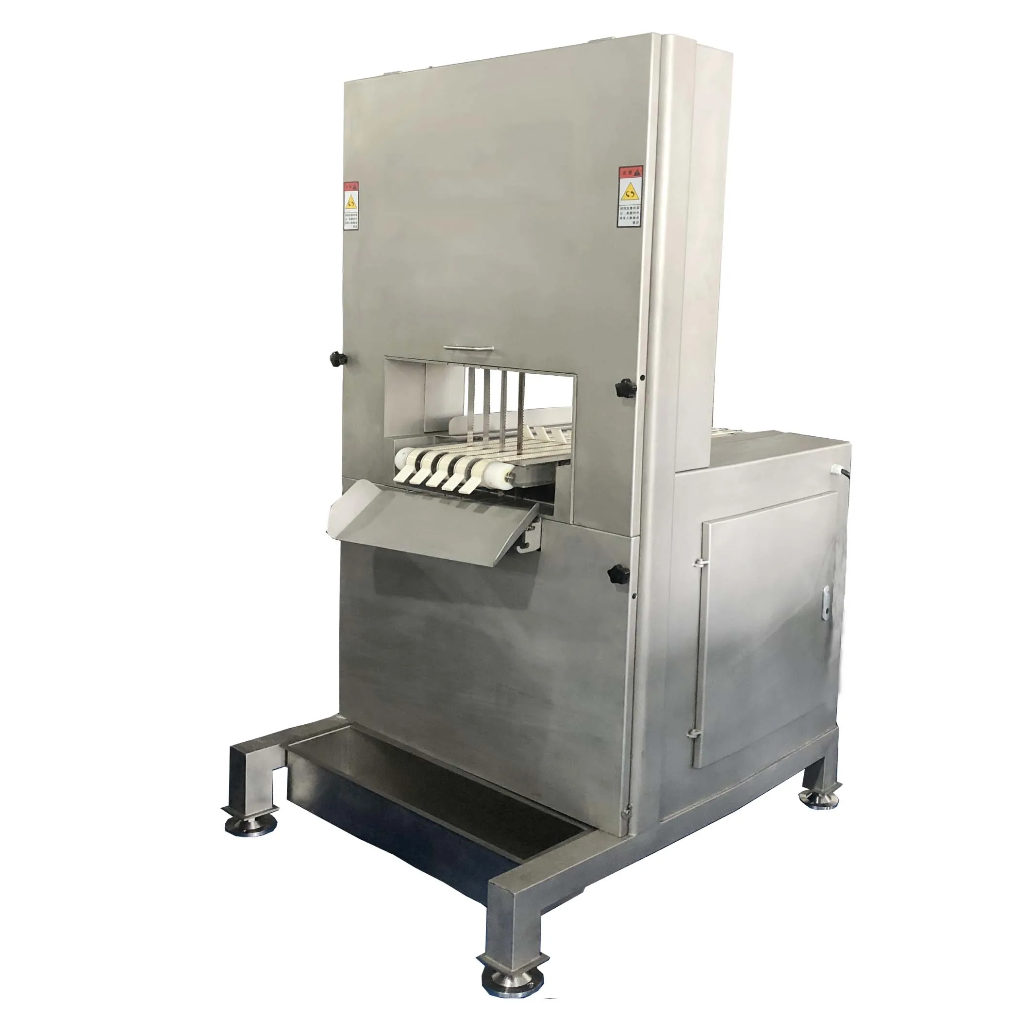 Automatic 304 stainless steel Electric Frozen pig feet rod bones Segment Bandsaw