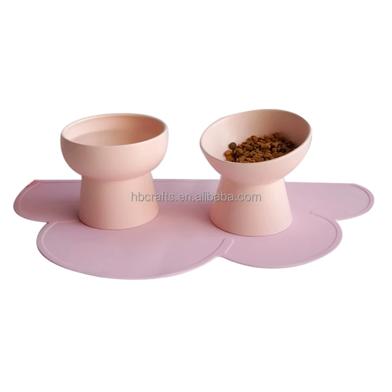 Custom Colorful   Ceramic Pet Dog Food Bowl For Dog Cat