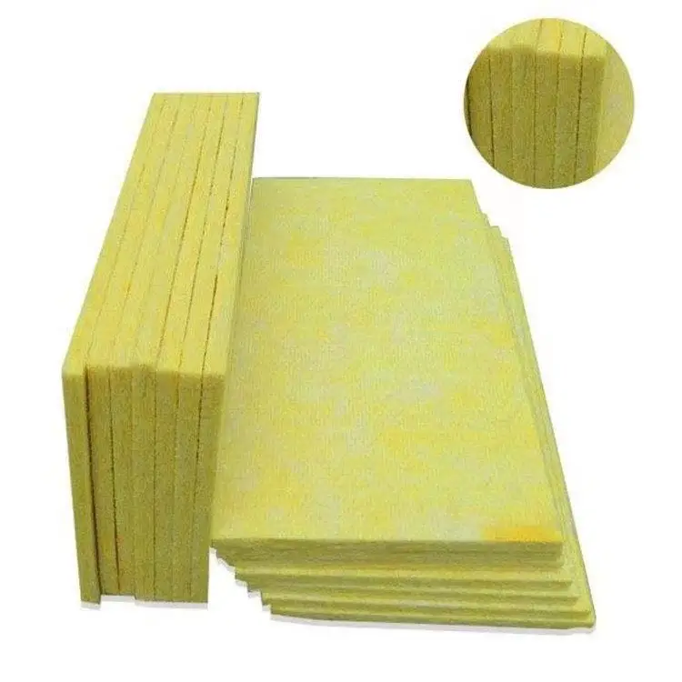 Fireproof And Soundproof 80kg/m3 Fiber Glass Wool Insulation