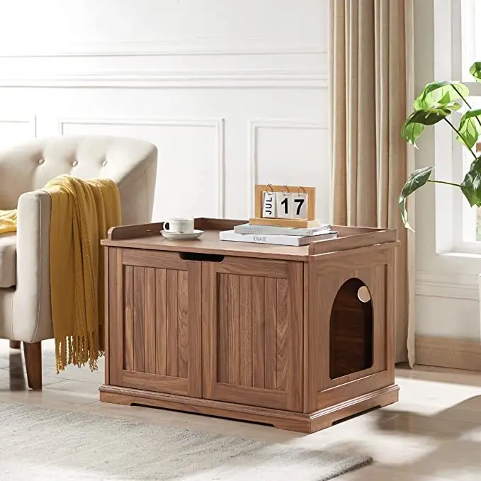 pet cages&houses multi function cat cage large pet furniture solid wood cat villa