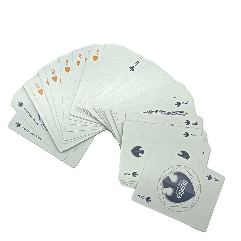 Manufacturer customize poker cards buying free sample printing promotional personalized playing cards
