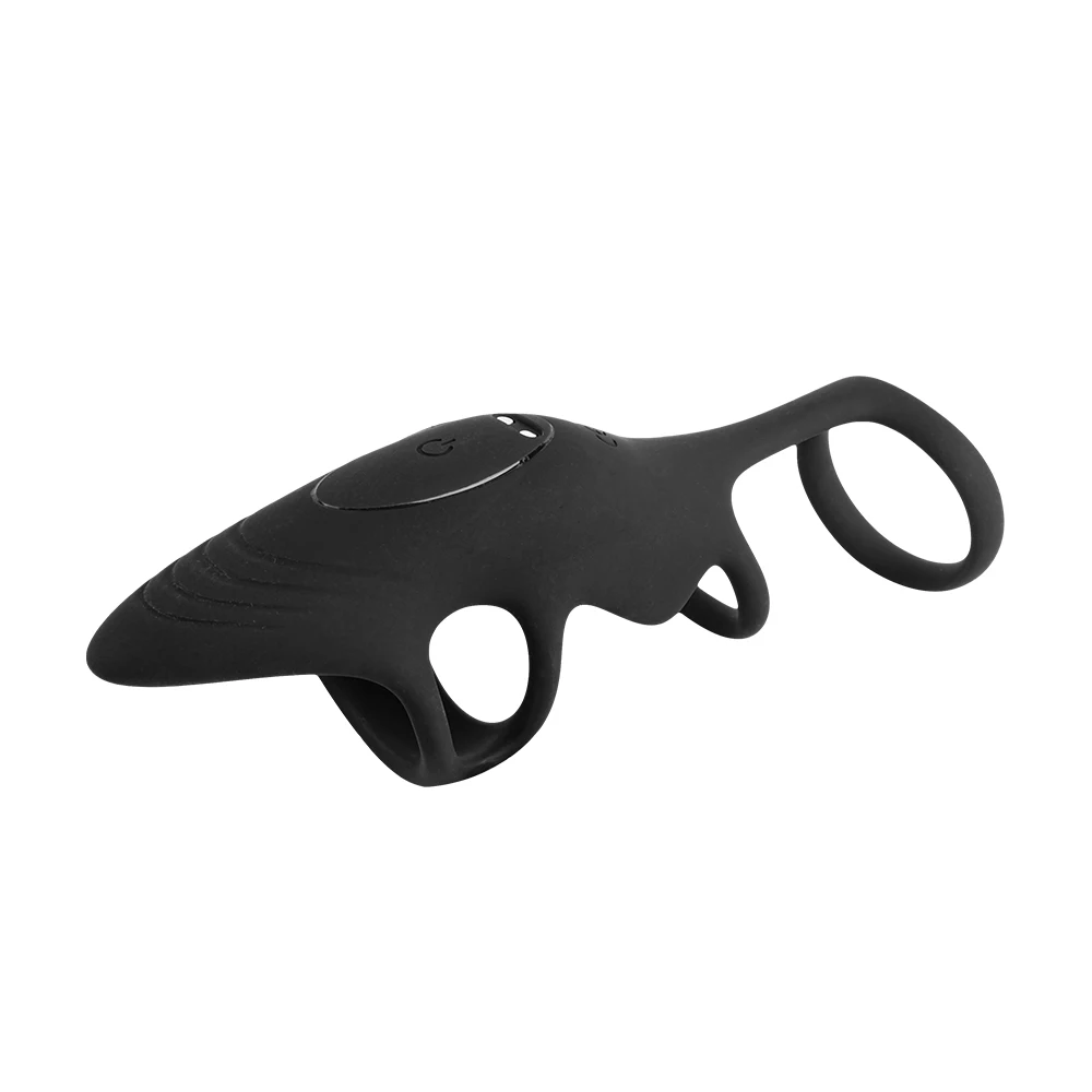 10 Speeds USB Magnet Rechargeable Cock Penis Ring Vibrator Lock Ring Delay Ejaculation Penis Ring Stimulator Sex Toy For Men