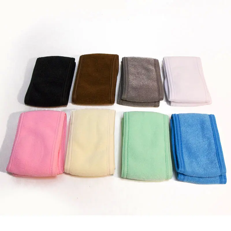 Custom Logo Makeup Salon Spa Microfiber Washing Face Hair Band Microfiber Headband Makeup Shower Hair Band Spa Headbands