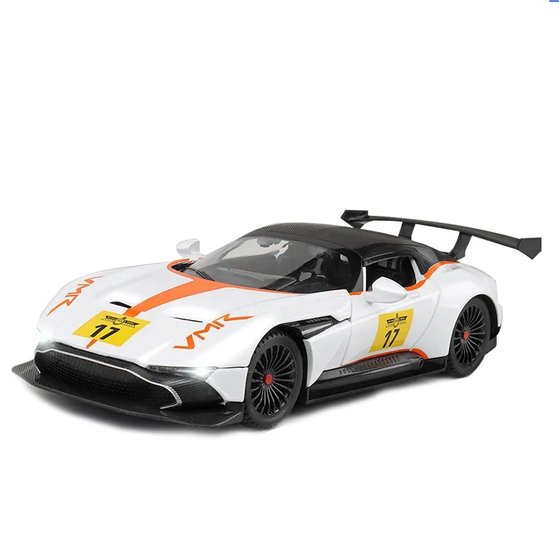 1:22 Aston Martin GT roadster die cast car model toy for kids 22cm pull back simulation metal car gift toy With Sound/Light