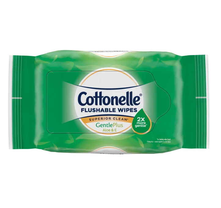 Flushable and biodegradable wet wipes disposable household toilet wipes