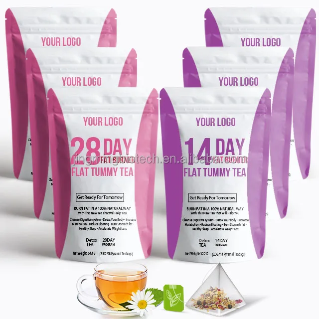 Private Label detox tea fast weight loss slimming tea lotus leaf root of kudzu vine