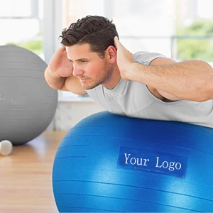 Extra-thick Weighted Anti-Burst and Slip Yoga Ball 55cm For Yoga Pilates