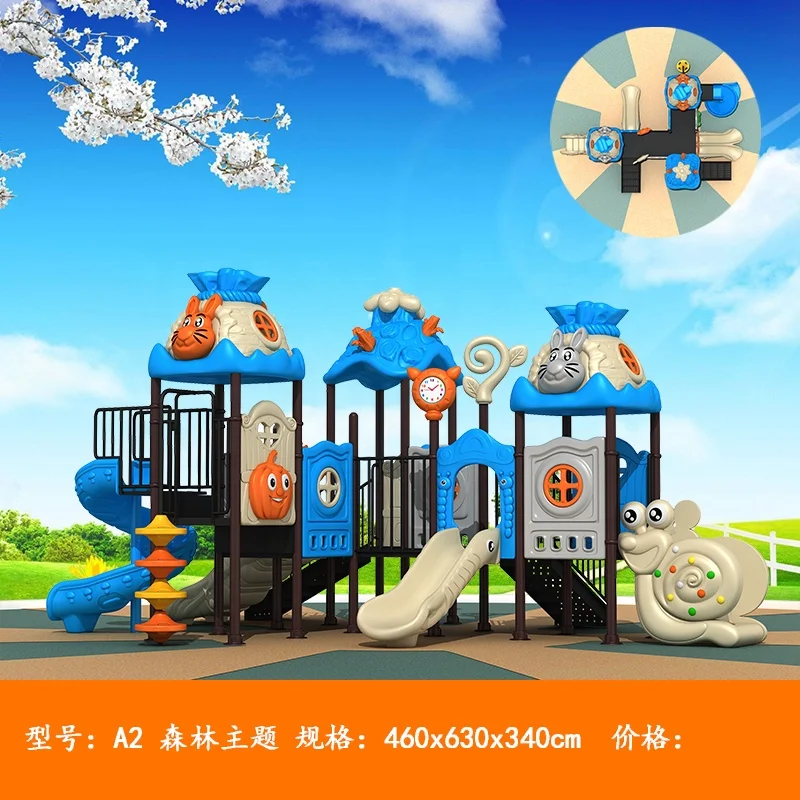 2022 hot sale outdoor playground equipment Forest theme playground