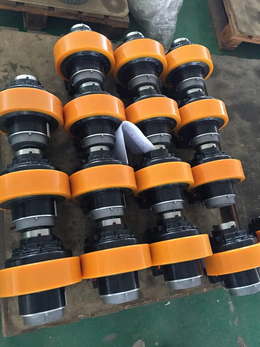 High Ground Adaptable Robotic Spare Parts for Forklift Logistics Automated Vehicle Brushless DC Motor  AGV Wheel Drive