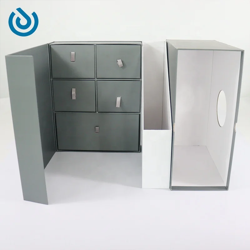 Wholesale custom high quality material document frame with outer frame for deluxe baby keepsake box