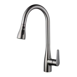 TB-4046 Tengbo Single Handle Pull Down Out Deck Mounted Hot and Cold Kitchen Sink Faucet Mixer Water Tap