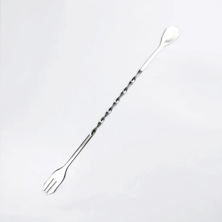 FSE Mixing Rod Suit Ice Breaking Stick Long Bar Twisted Spoon