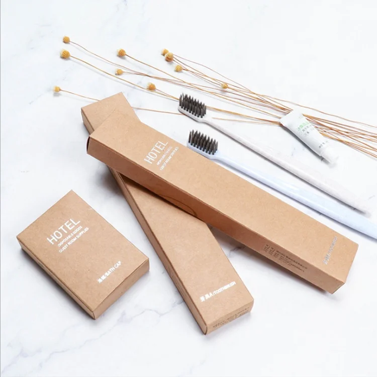 
Paper Box Eco-friendly Hotel Amenities Bathroom Kits Disposable Guest Toiletries Wholesalers Bathroom Toiletries Set 