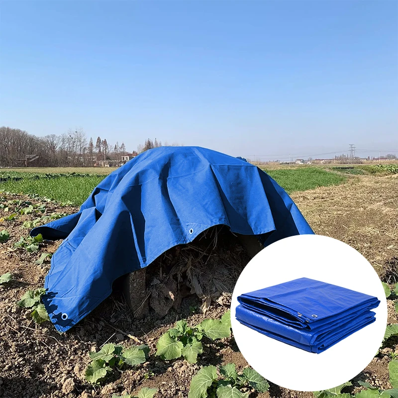 Blue Tarp Waterproof PE tarpaulin 12x14 Feet Medium Heavy Duty All Purpose Poly Tarps Cover tarpaulins against water