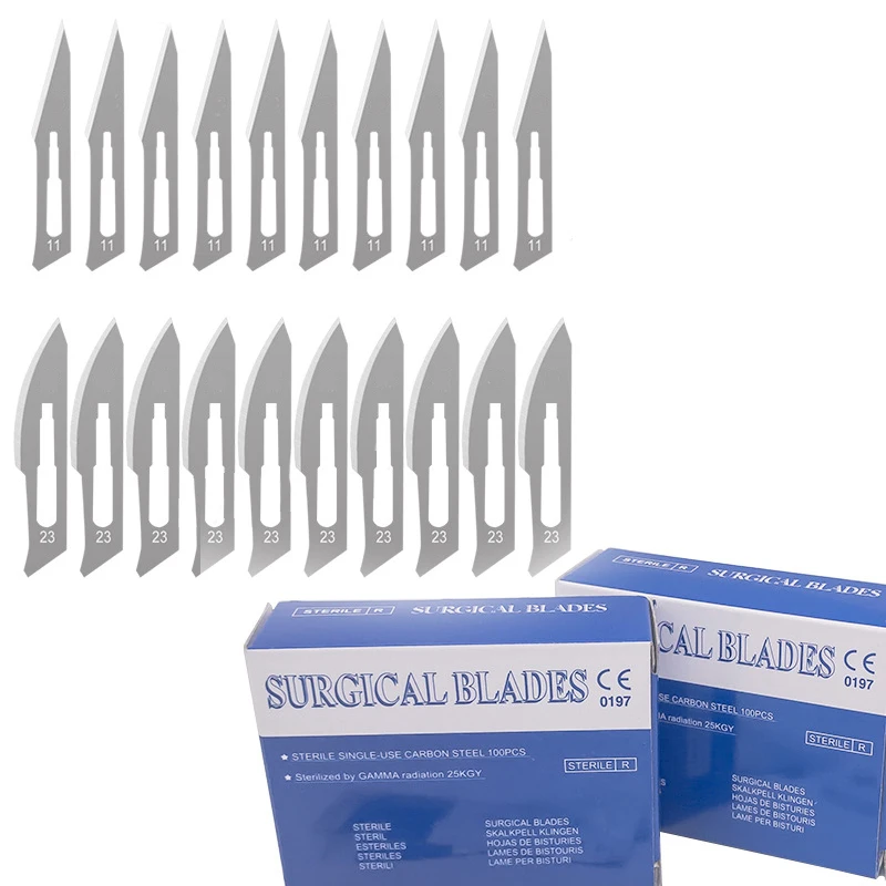 ORIENTMED 21 years Factory Manufacturer Wholesale Carbon Stainless Surgical Steel Scalpel Blades for medical