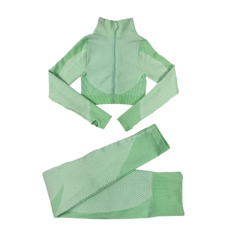 Spring Autumn Winter Yoga 2 Piece Set Women Casual Custom Sexy Sports O-Neck joggers women sets logo Knit Sport Set XL Pattern