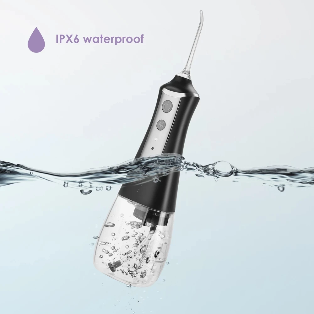 3-регулировка скорости зуб скалер водяной Флоссер 350 мл Ipx6 Водонепроницаемая зубная щетка портативная стоматологическая струей воды