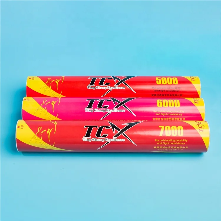 Hot Sale Speed Badminton Set Duck Feather Badminton Shuttlecock For OEM-TCX6000