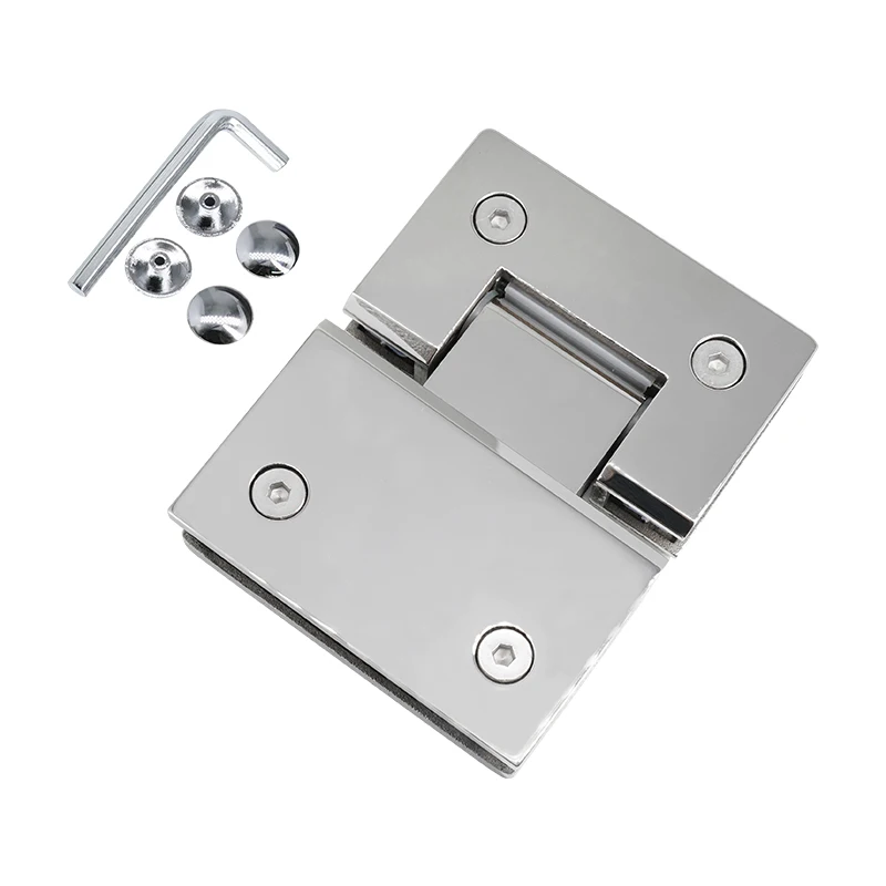 Bathroom Clamp 90/135/180 Degree Hinge 304 Stainless Steel Heavy Shower Glass Door Hinge