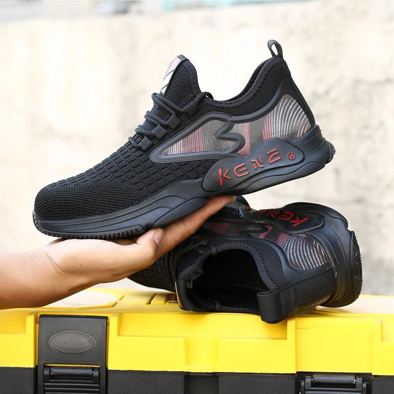 GOTAN Hot-selling Working Shoes Anti-puncture Anti-slip Breathable Lightweight Mesh Safety Shoes Sneakers