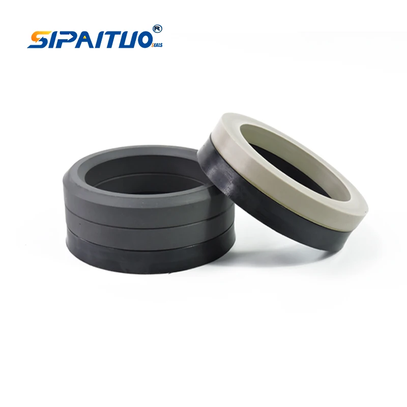 PTFE + PPS углеродный материал V тип уплотнительное кольцо v ptfe углерода